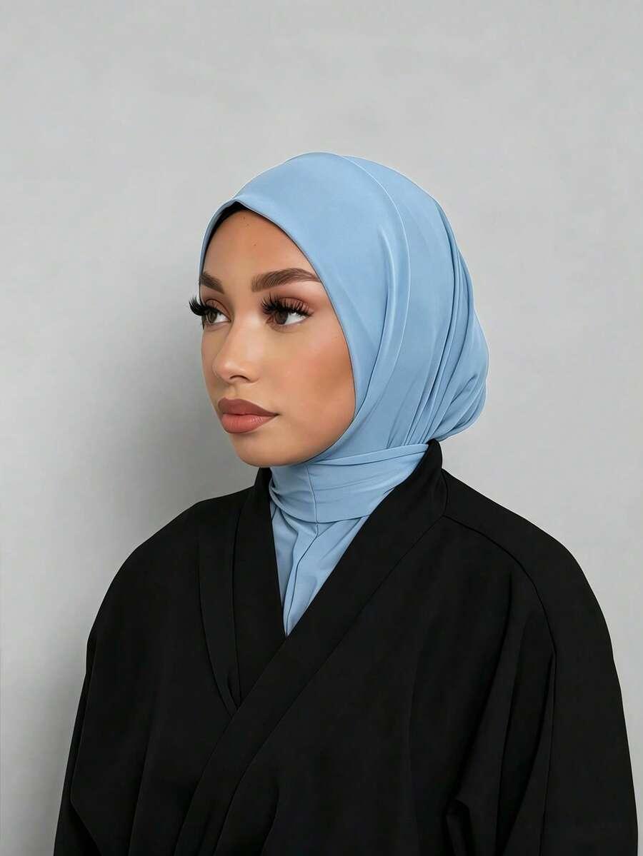 SHEIN NIEBIESKA CHUSTA NA GŁOWĘ S07
