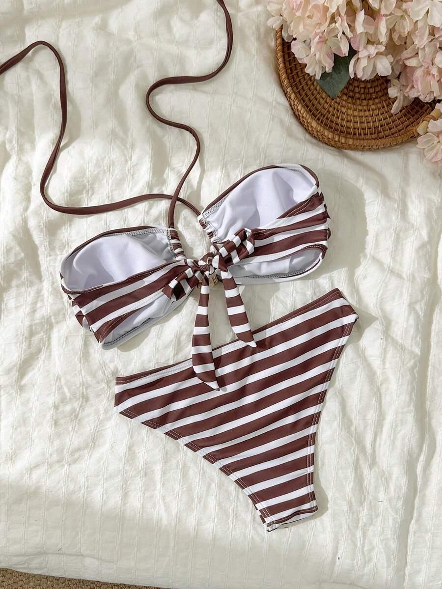 SHEIN DWUCZĘŚCIOWY STRÓJ KĄPIELOWY S09__M