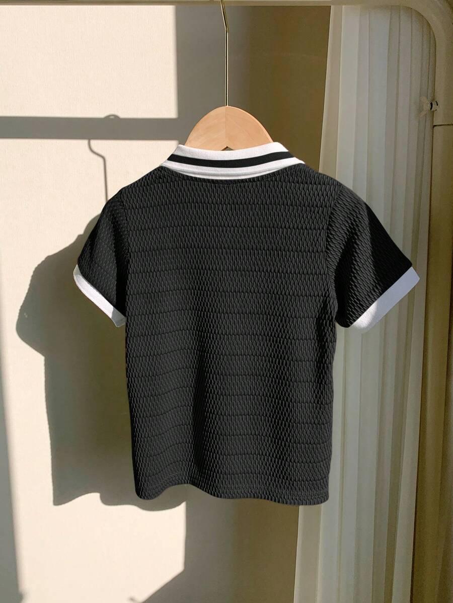SHEIN KOSZULKA POLO TEKSTURA S06__116-122