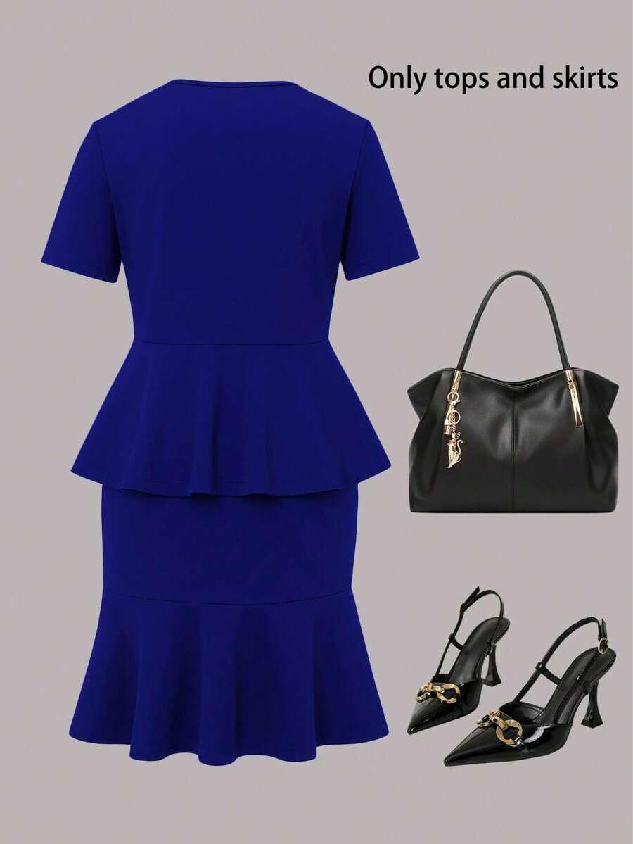 SHEIN BLUZKA SPÓDNICA KOMPLET S06__46