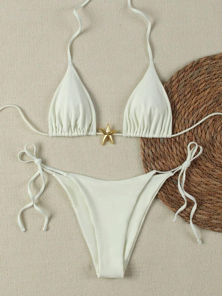 SHEIN DWUCZĘŚCIOWY STRÓJ KĄPIELOWY S09__XS