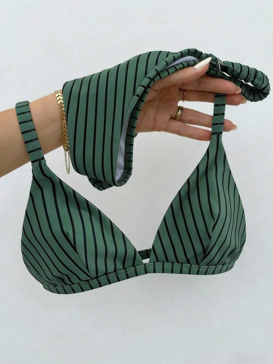 SHEIN DWUCZĘŚCIOWY STRÓJ KĄPIELOWY S09__L