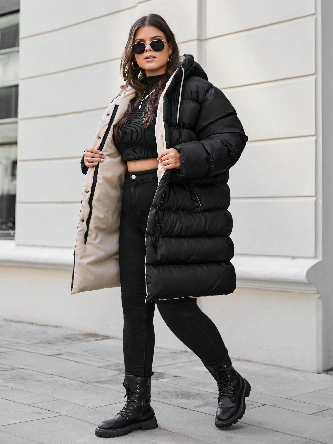 SHEIN DWUSTRONNA PIKOWANA KURTKA W01__46