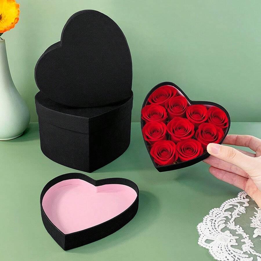 SHEIN PUDEŁKO PREZENTOWE SERCE 3-PACK S07