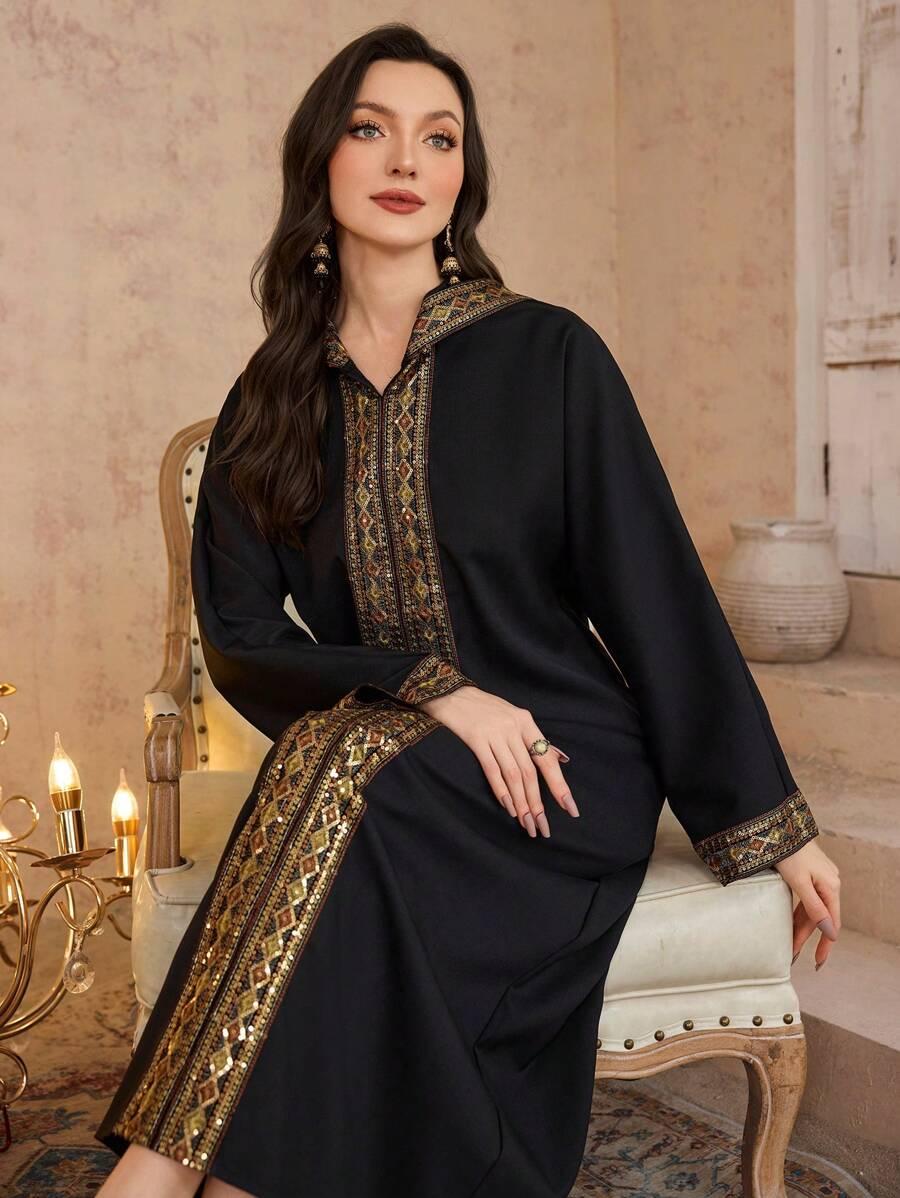 SHEIN MAXI SUKIENKA Z KAPTUREM S06__S