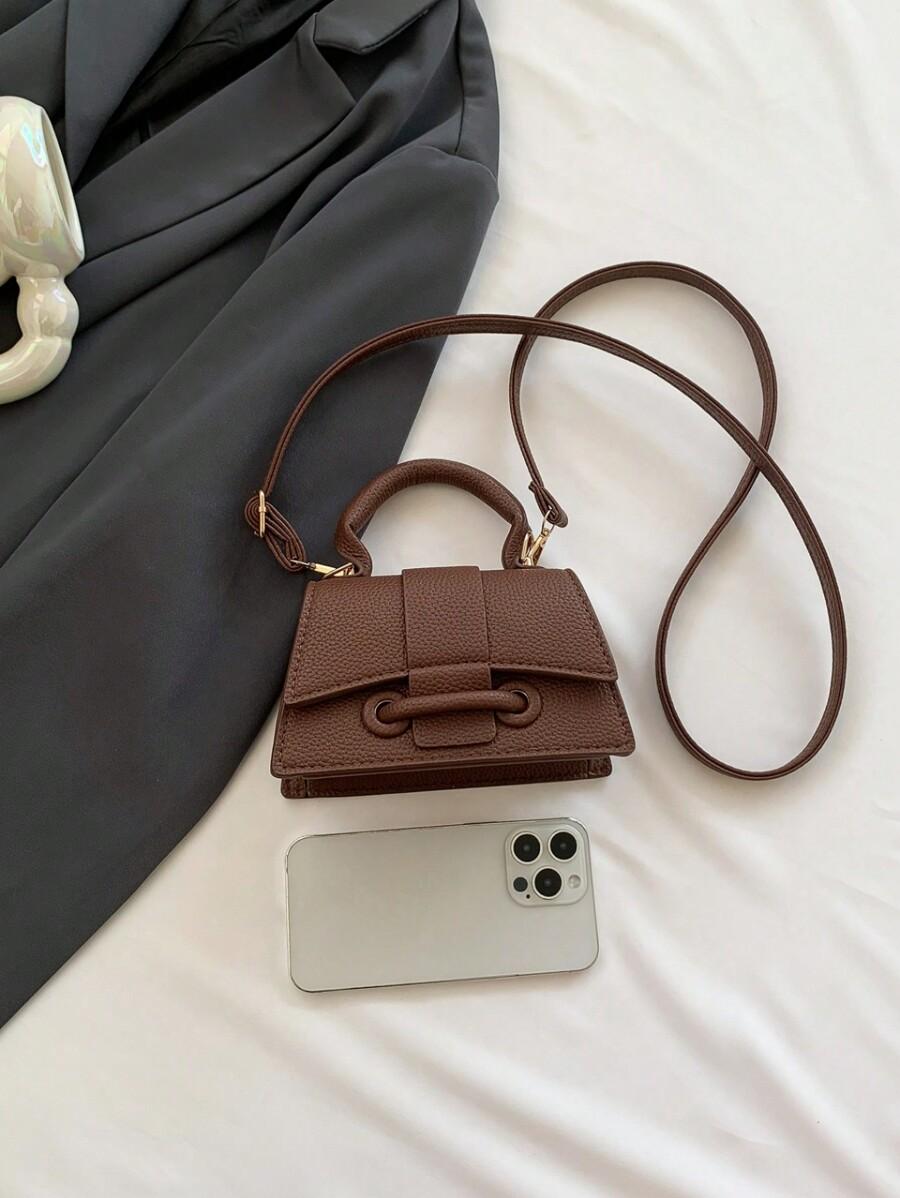 SHEIN BRĄZOWA MAŁA TOREBKA S07__ 10X16