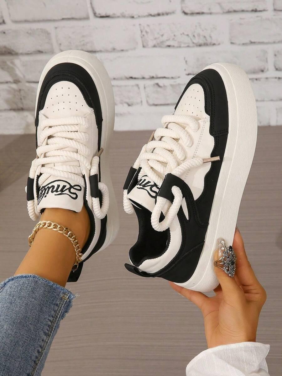 SHEIN SZNUROWANE BUTY SPORTOWE S06__37,5