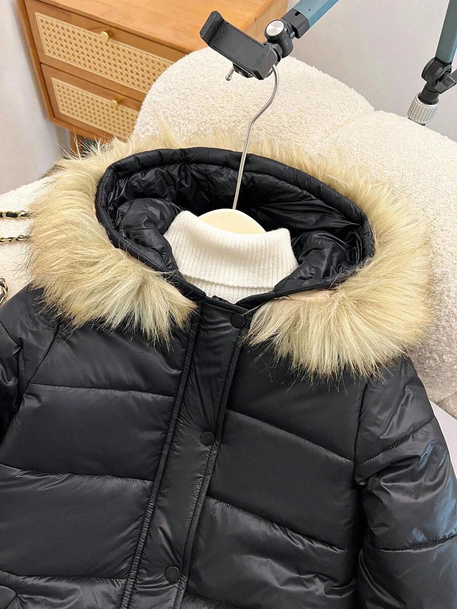 SHEIN CZARNA PIKOWANA KURTKA W01__134/140