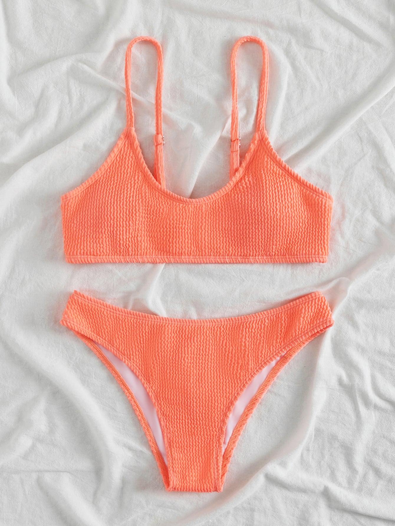 SHEIN DWUCZĘŚCIOWY STRÓJ KĄPIELOWY S09__L