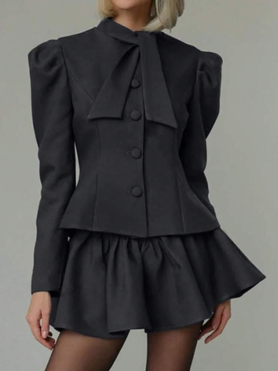 SHEIN SPÓDNICA BLUZKA KOMPLET S06__XS