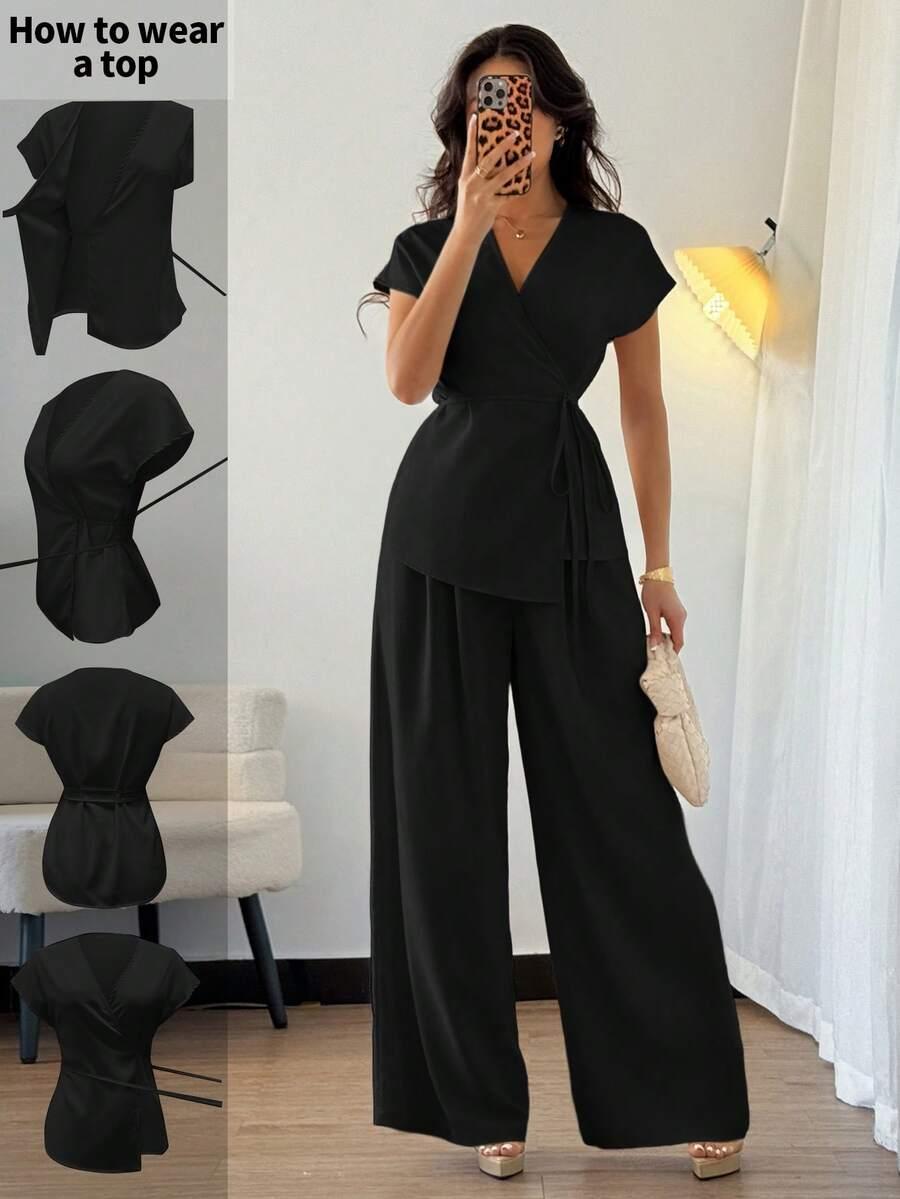 SHEIN BLUZKA SPODNIE KOMPLET S06__M