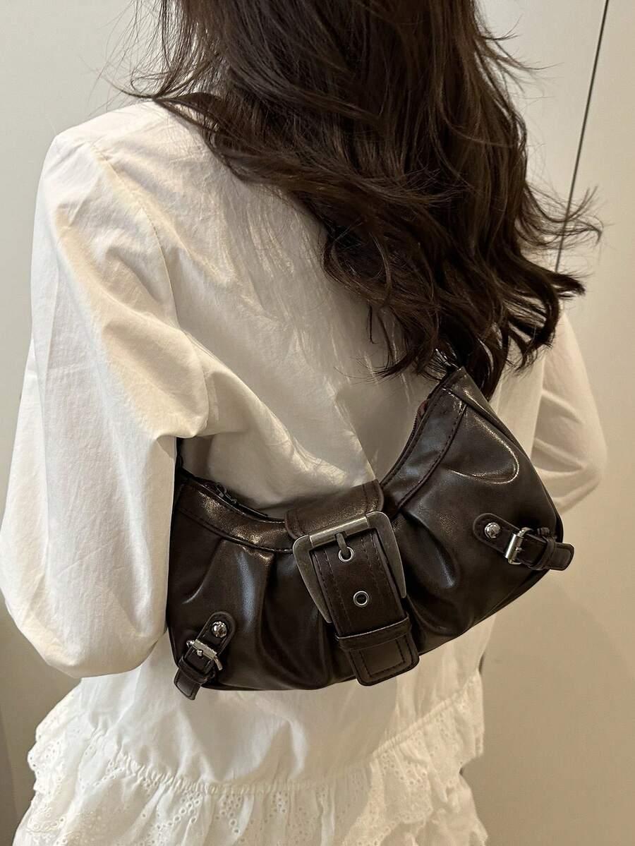 SHEIN BRĄZOWA TOREBKA NA RAMIĘ S07__15X25