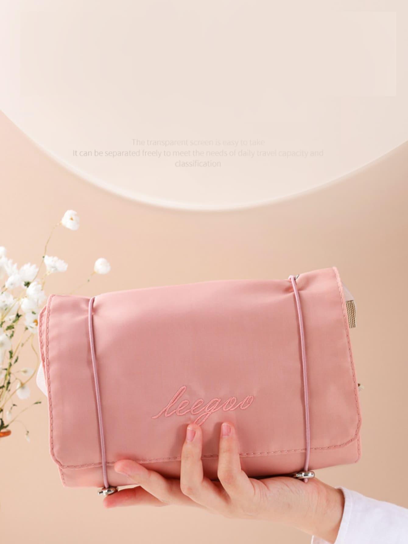 SHEIN POMARAŃCZOWA SKŁADANA KOSMETYCZKA S07__21X54CM