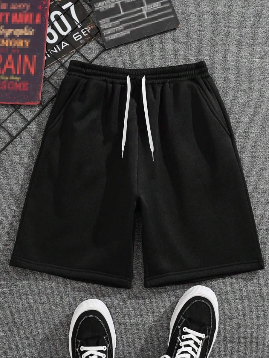 SHEIN CZARNE SPODENKI CASUAL S06__M