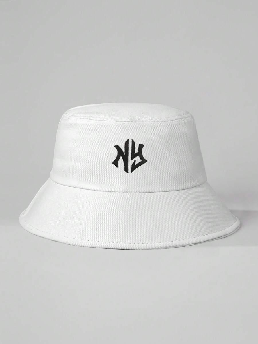 SHEIN BIAŁY KAPELUSZ LOGO S07__52-54CM