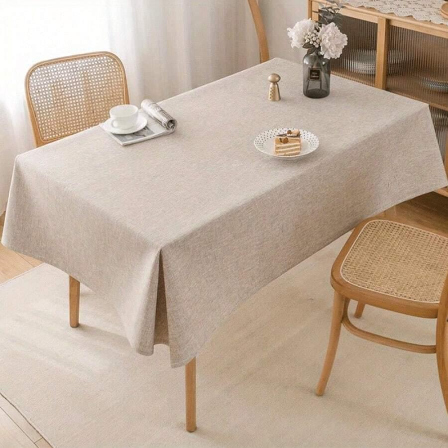 SHEIN BEŻOWY OBRUS NA STÓŁ S07__140X200