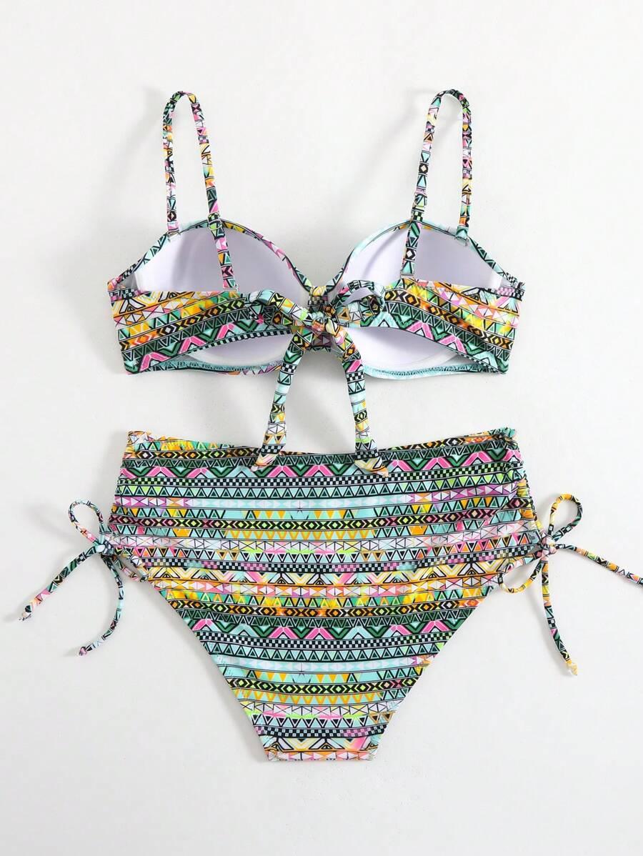 SHEIN DWUCZĘŚCIOWY STRÓJ KĄPIELOWY S09__L