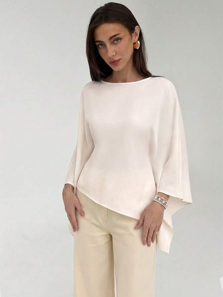 ALORUH KREMOWA BLUZKA CASUAL S06__L