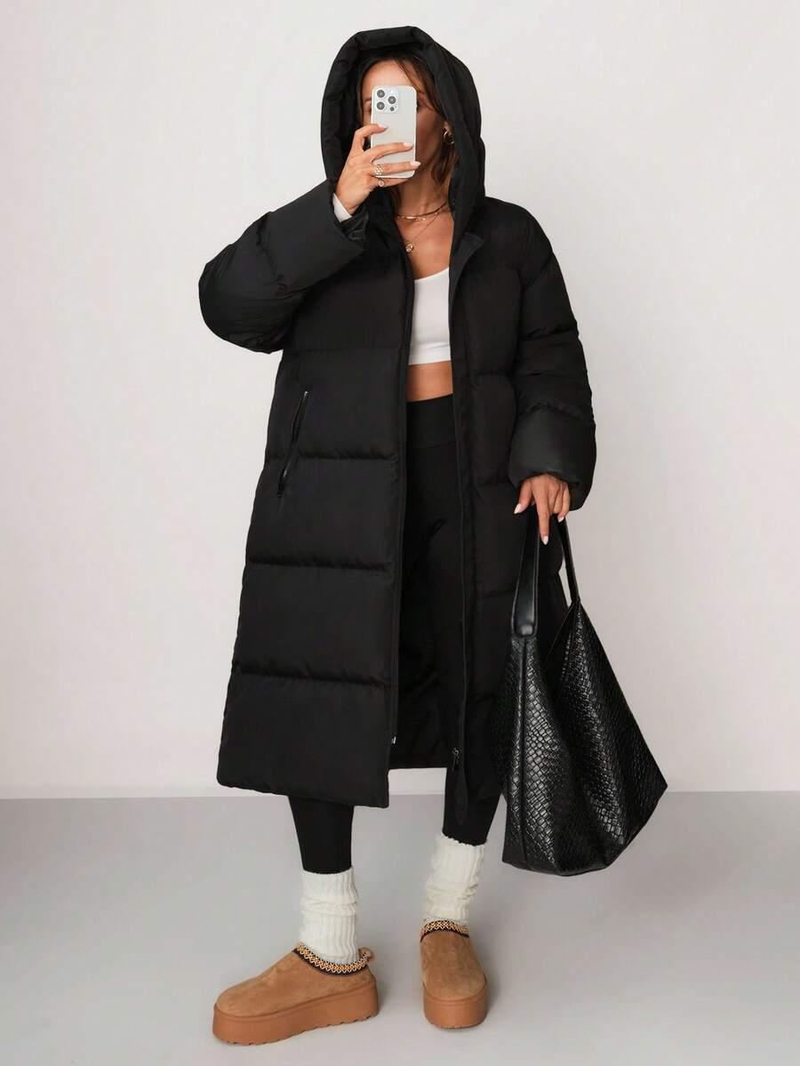 SHEIN CZARNA PIKOWANA KURTKA W01__XL