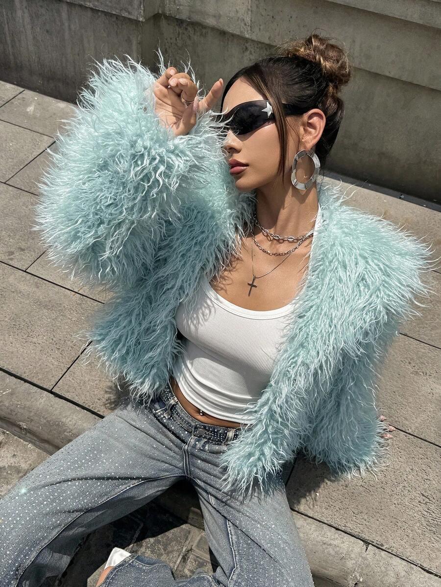 SHEIN ZIELONA KURTKA BEZ KAPTURA W01__L