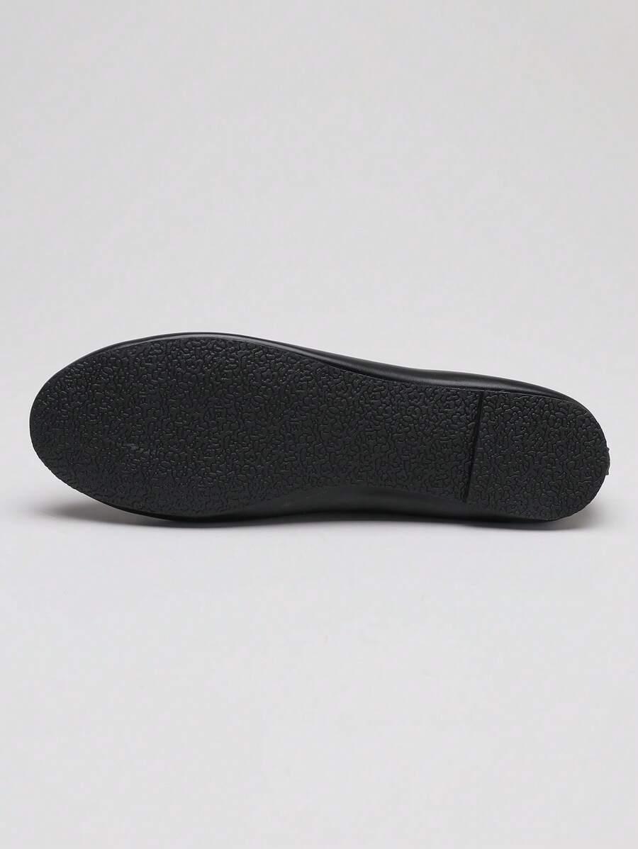 SHEIN CZARNE BALERINY IMITACJA SKÓRY S06__37