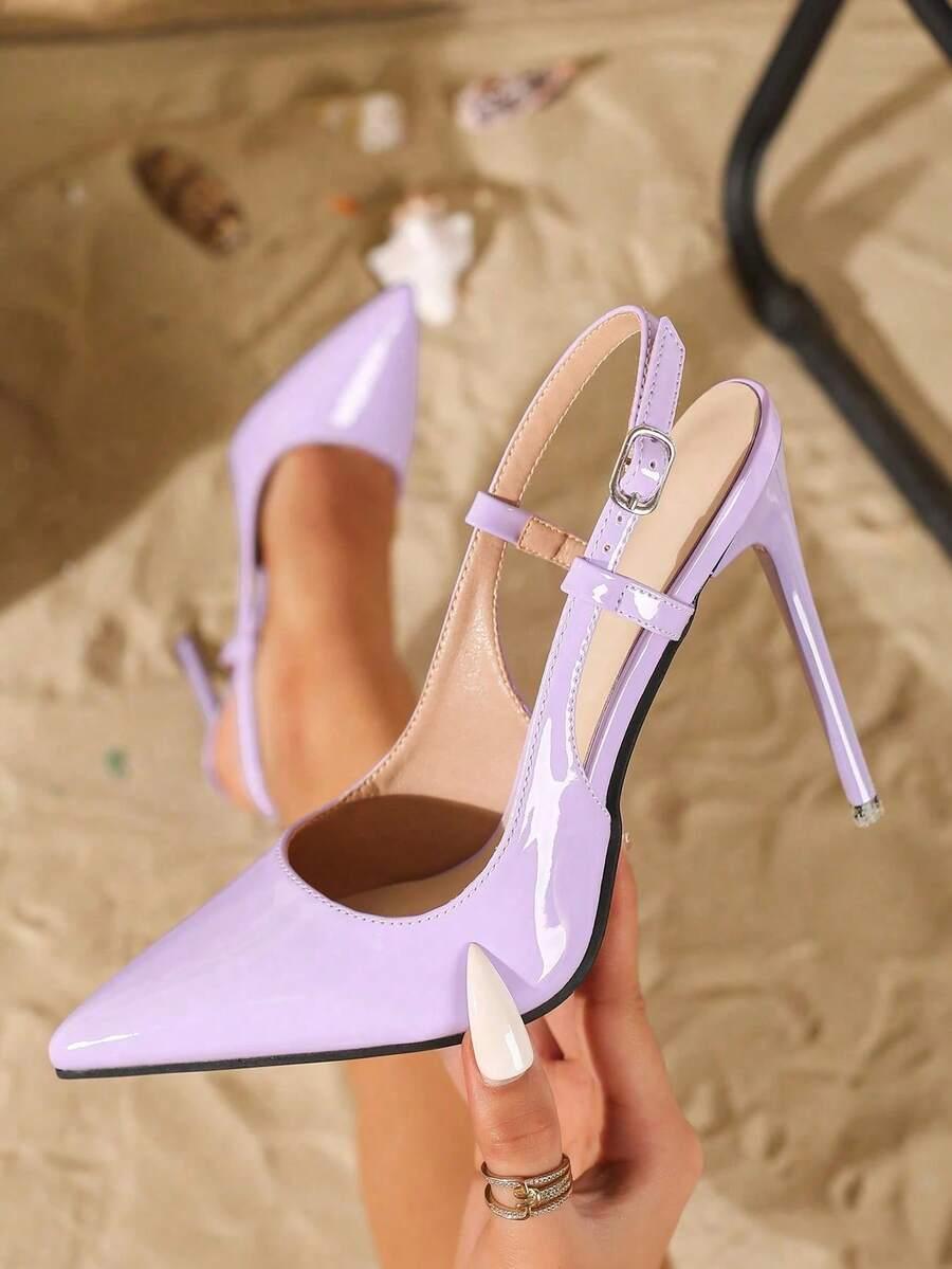 SHEIN FIOLETOWE CZÓŁENKA SZPIC S06__41