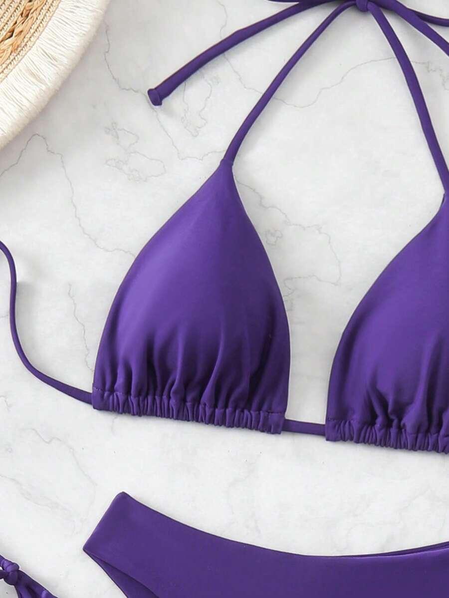 SHEIN TRZYCZĘŚCIOWY STRÓJ KĄPIELOWY S09__L