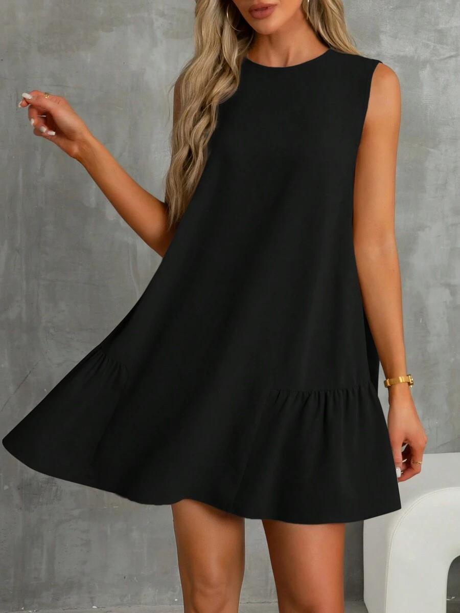 SHEIN CZARNA MINI SUKIENKA S06__L