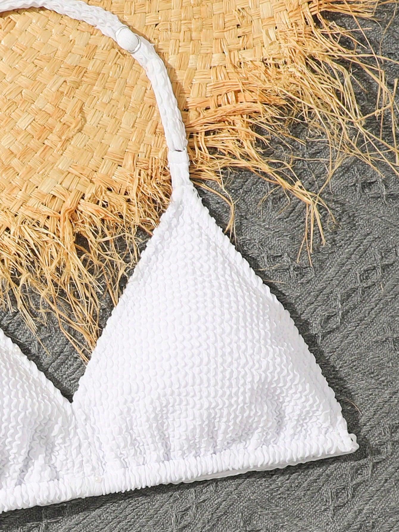 SHEIN TRZYCZĘŚCIOWY STRÓJ KĄPIELOWY S09__146/152