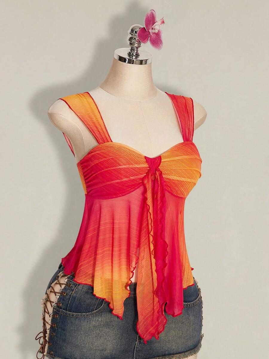 SHEIN TOP NA RAMIĄCZKACH S06__S