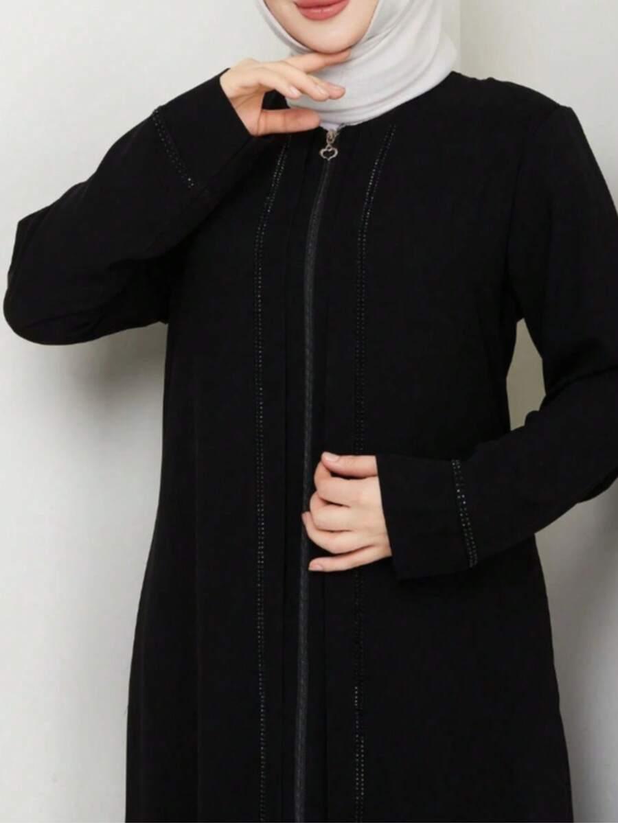 SHEIN CZARNA MAXI SUKIENKA S06__L