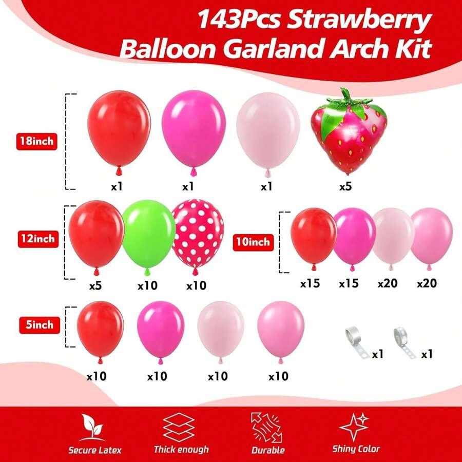SHEIN ZESTAW BALONÓW 152SZT S07