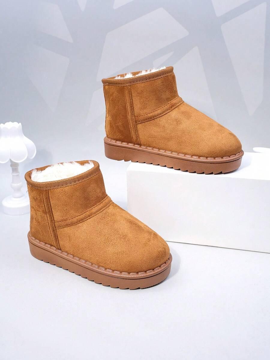 SHEIN BRĄZOWE OCIEPLANE ŚNIEGOWCE W01__26
