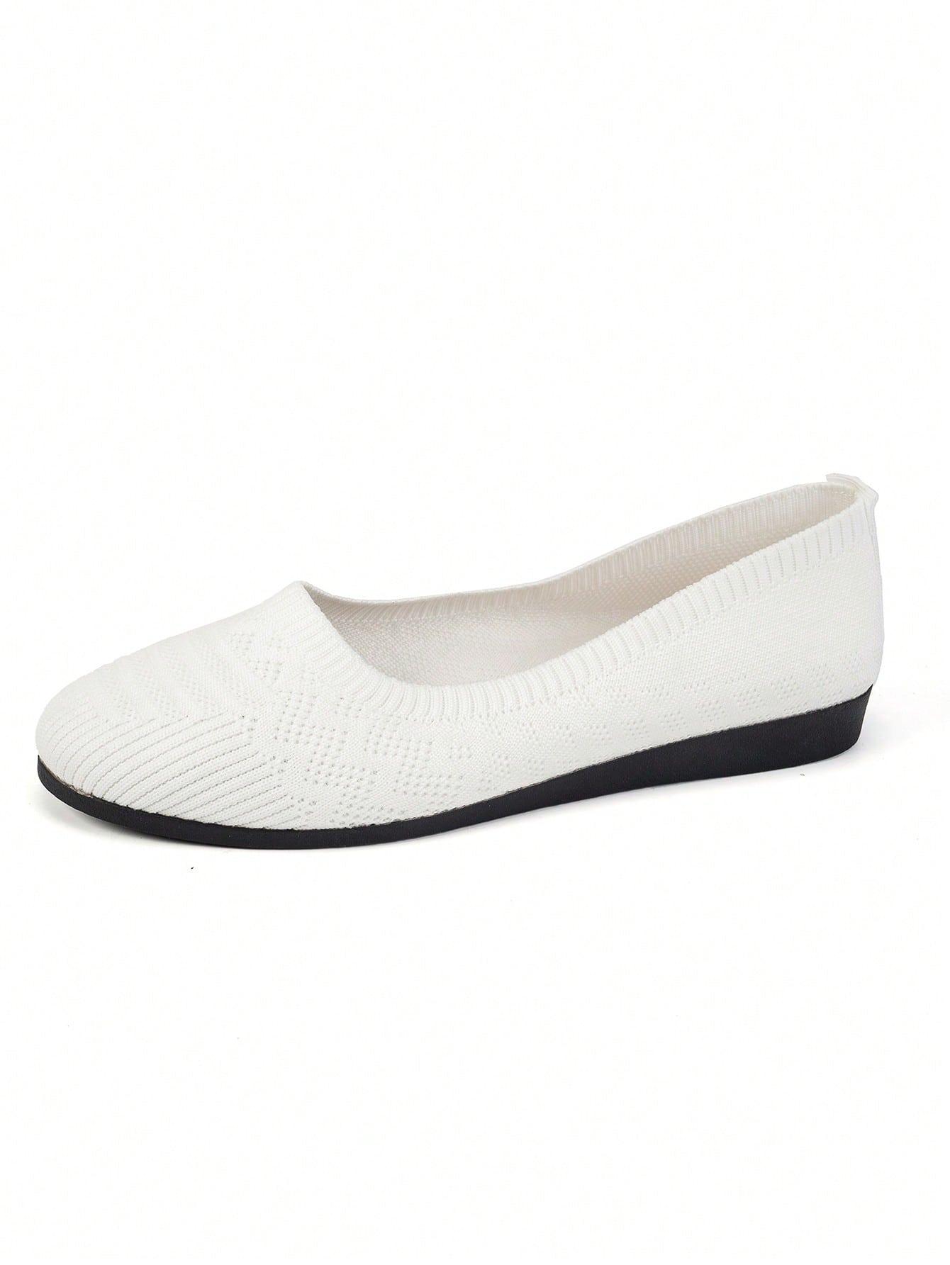 SHEIN BIAŁE BALERINY PŁASKI OBCAS S06__38