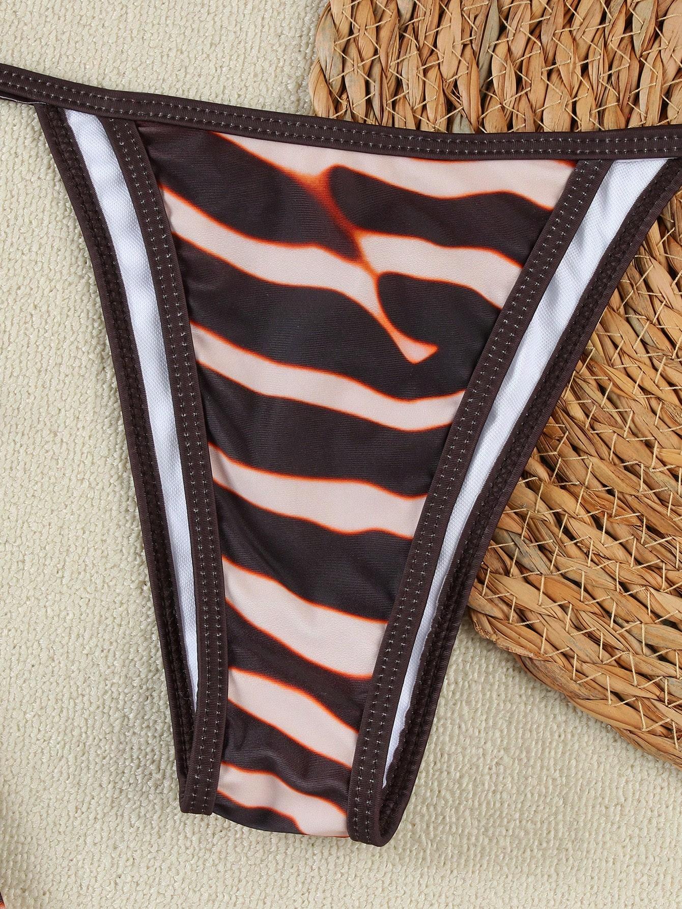 SHEIN STRÓJ KĄPIELOWY DWUCZĘŚCIOWY S09__L