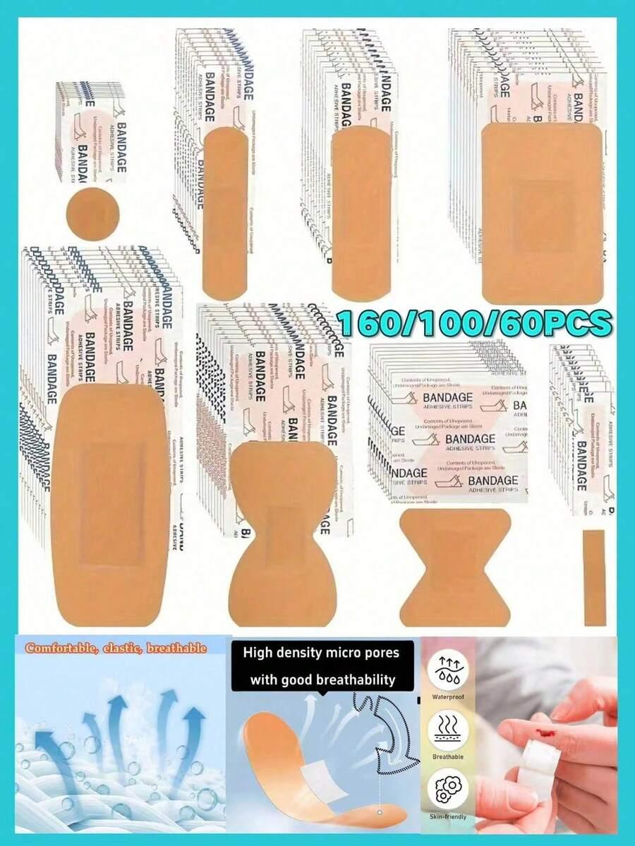SHEIN ZESTAW WODOODPORNYCH PLASTRÓW W RÓŻNYCH ROZMIARACH S07__160-PACK