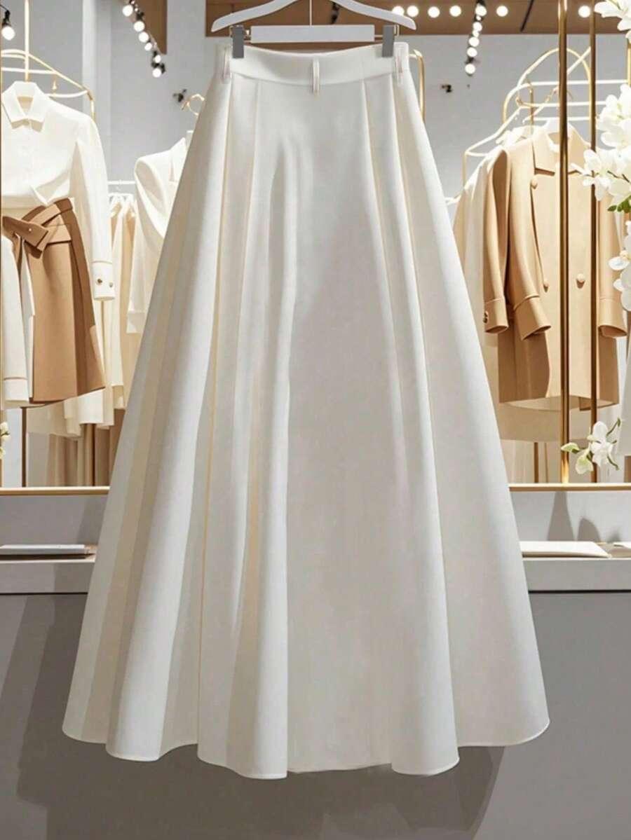 SHEIN BIAŁA MAXI SPÓDNICA S06__XL
