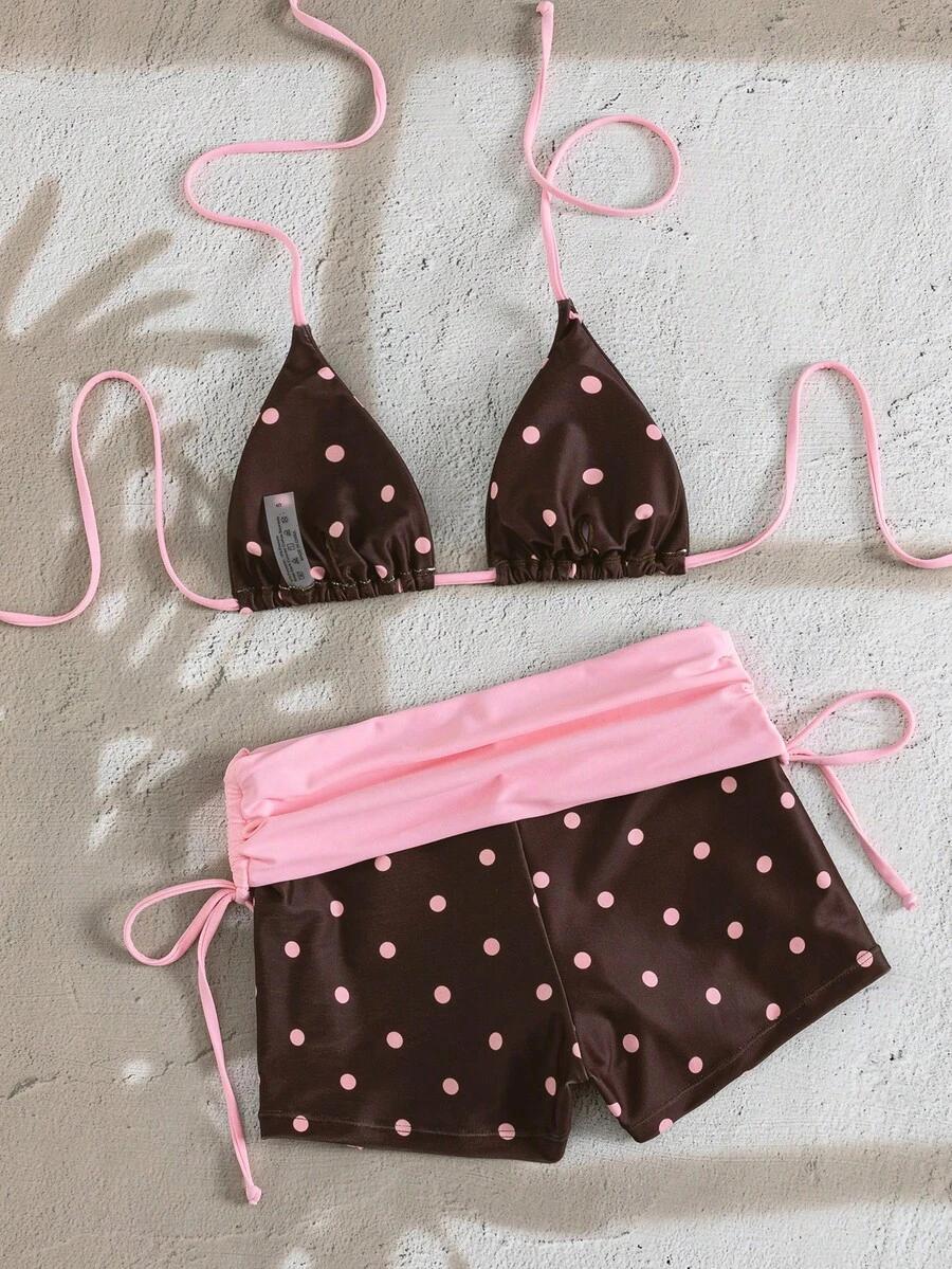 SWIM MOD DWUCZĘŚCIOWY STRÓJ KĄPIELOWY GROSZKI S09__M