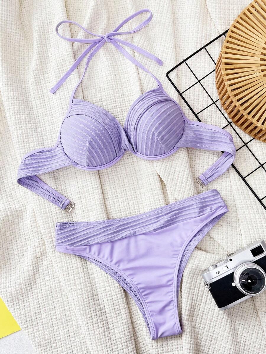 SHEIN DWUCZĘŚCIOWY STRÓJ KĄPIELOWY S09__M