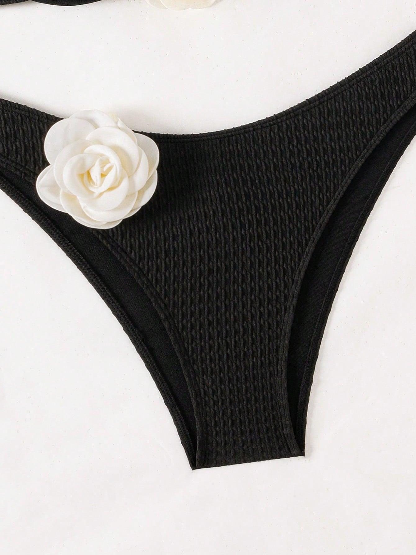 SHEIN DWUCZĘŚCIOWY STRÓJ KĄPIELOWY S09__L