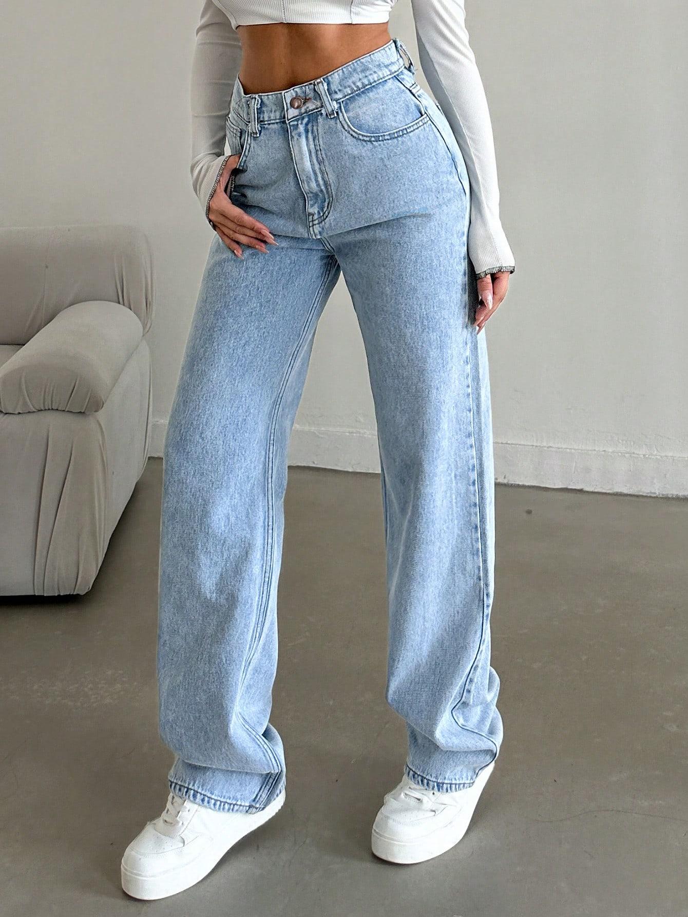 SHEIN NIEBIESKIE SPODNIE JEANS S06__M