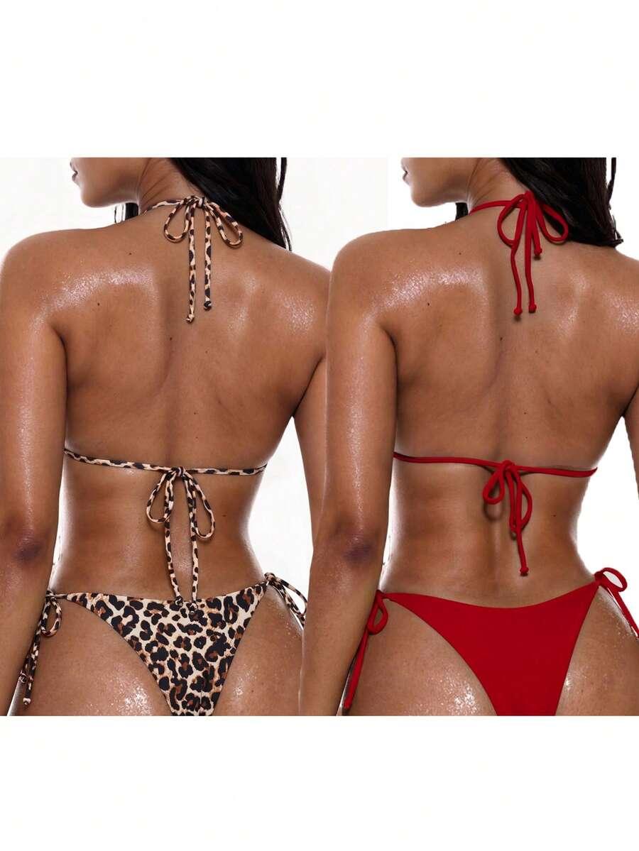 SWIM BASICS DWUCZĘŚCIOWY STRÓJ KĄPIELOWY 2-PACK S09__M