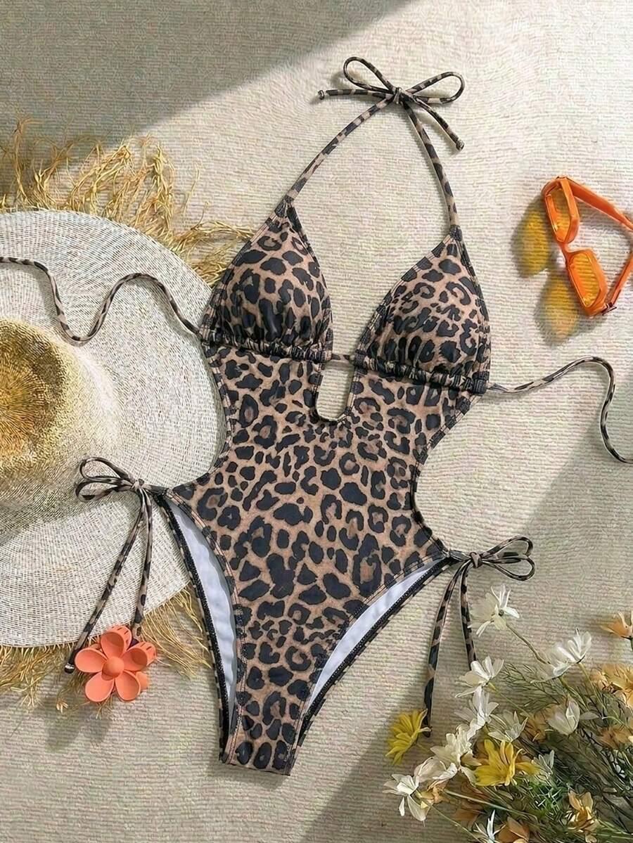 SOLEIA JEDNOCZĘŚCIOWY STRÓJ KĄPIELOWY ANIMAL PRINT S09__S
