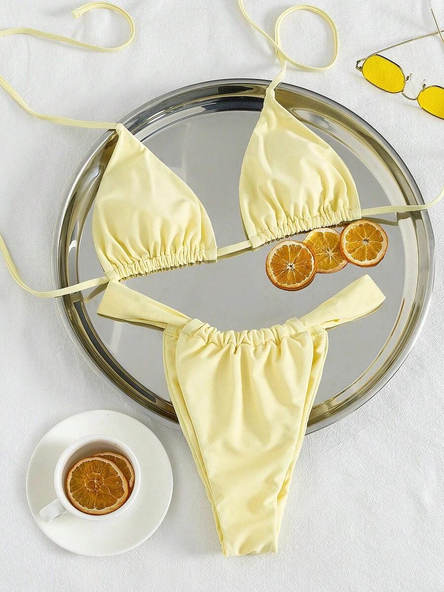 SHEIN DWUCZĘŚCIOWY STRÓJ KĄPIELOWY S09__XS