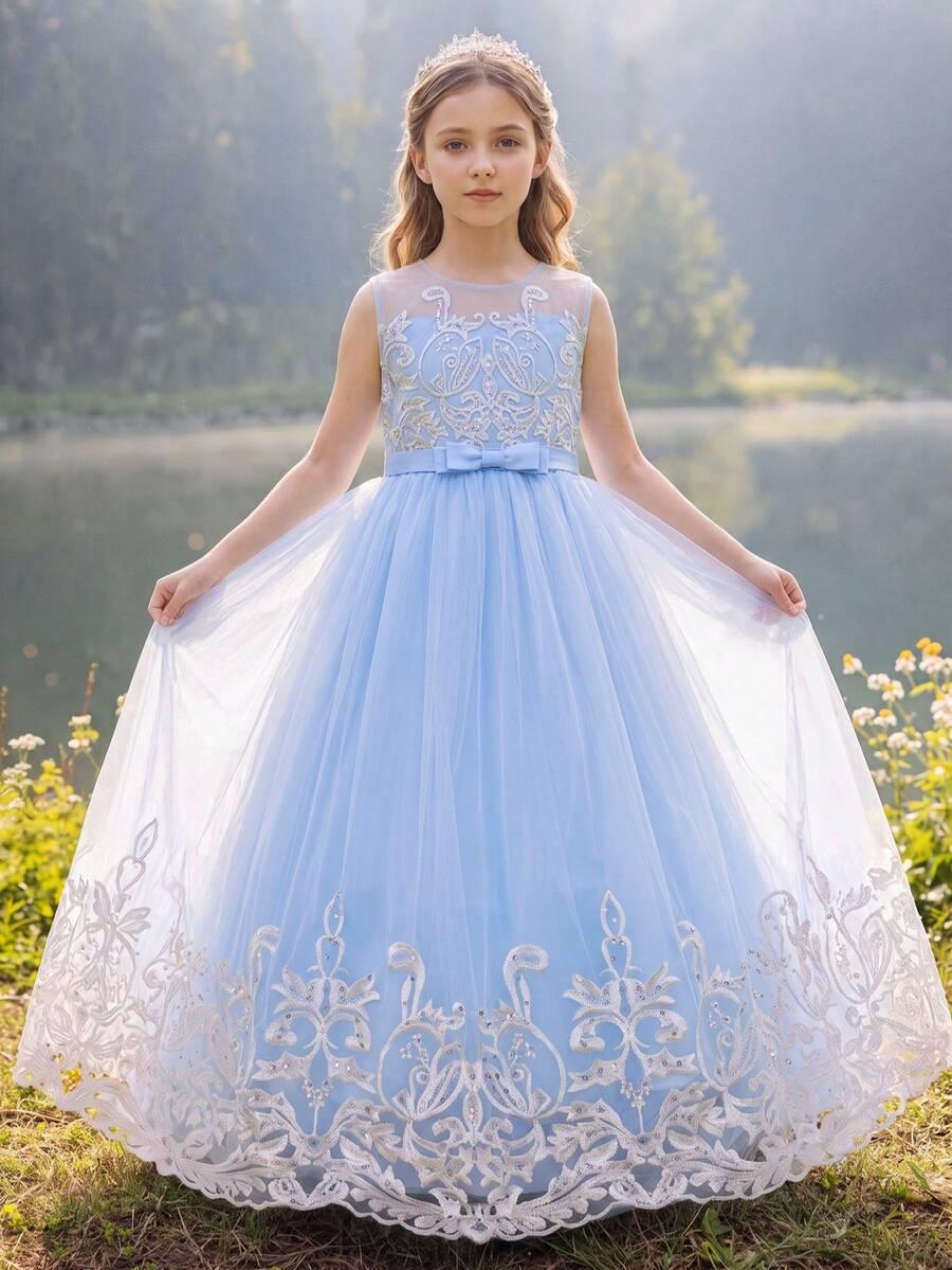 SHEIN NIEBIESKA SUKIENKA TIUL S06__160