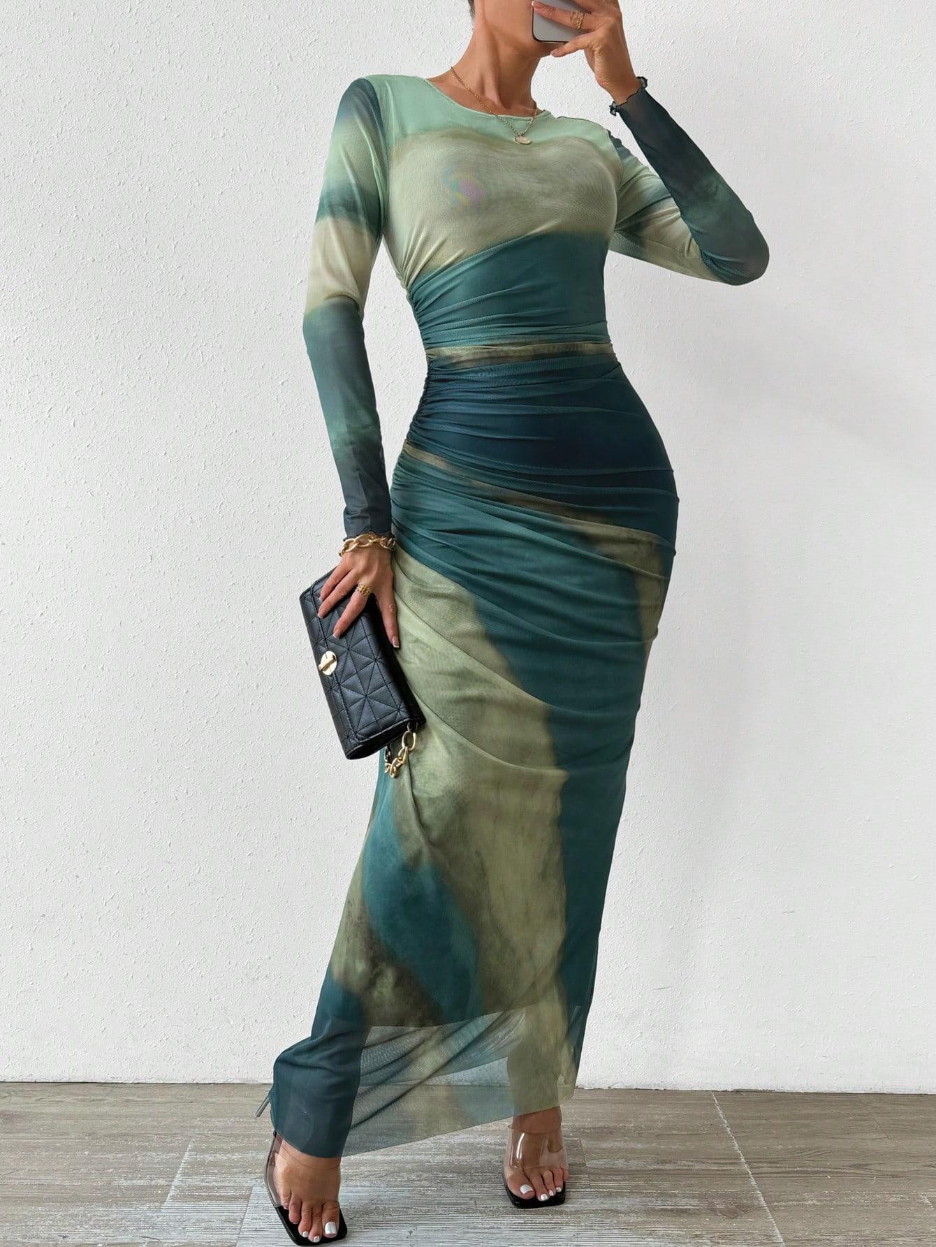 ZOLIQUE ZIELONA MAXI SUKIENKA S06__M