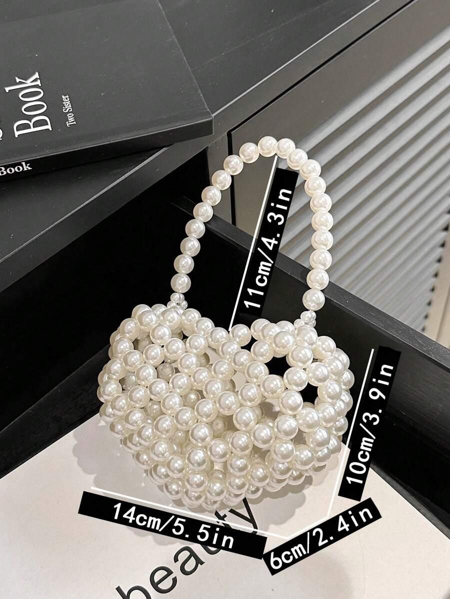 SHEIN KREMOWA MINI TOREBKA S07__14X10CM