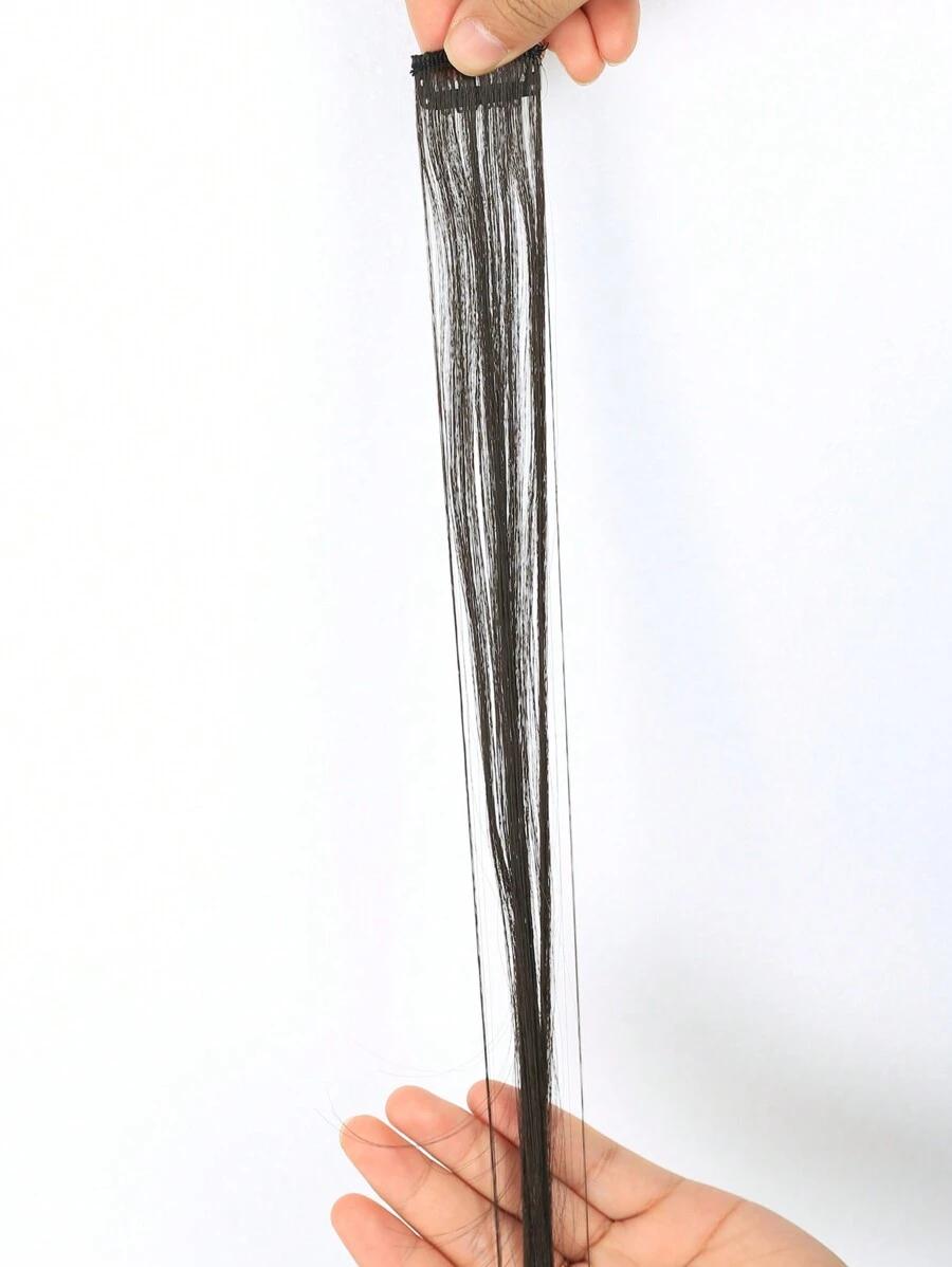 SHEIN CZARNE PASMO WŁOSÓW S07__35CM