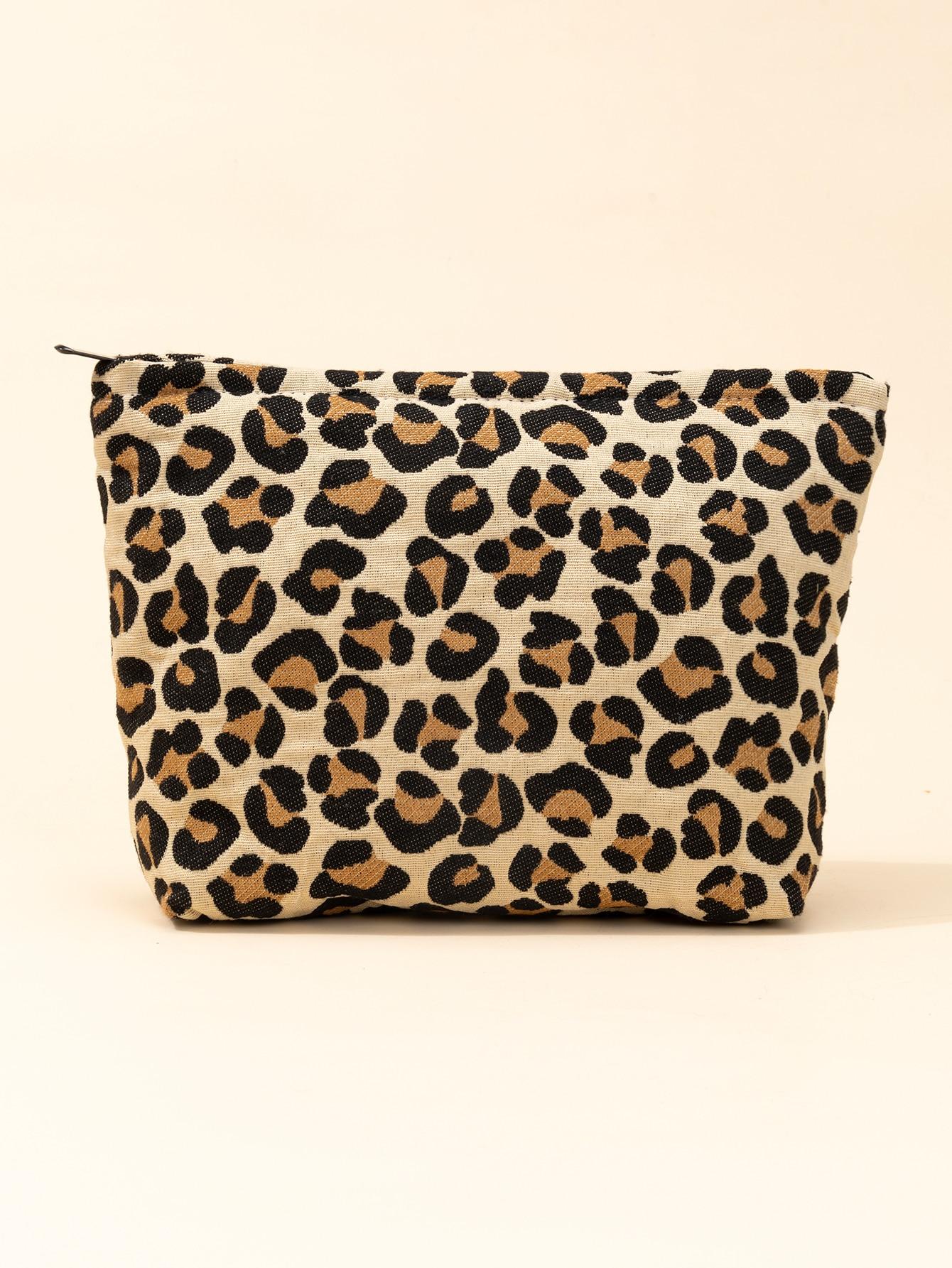 SHEIN KOSMETYCZKA ZAMEK ANIMAL PRINT S07__25X18