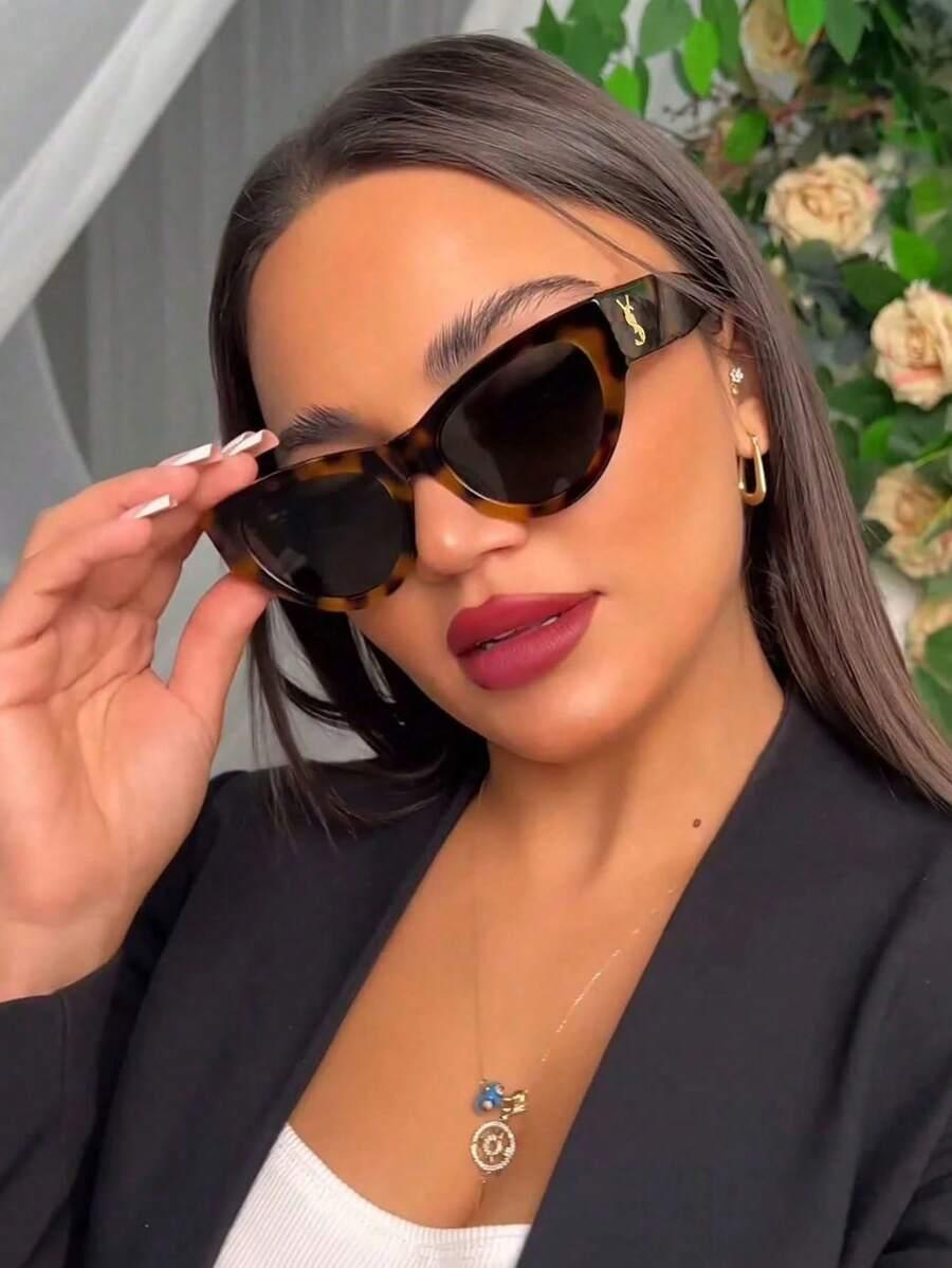 SHEIN OKULARY PRZECIWSŁONECZNE LEOPARD PRINT S07